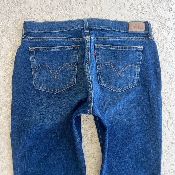 Levi's 515 Jeans size 12 x 29 Boot cut Womens Denim Blue Vintage Preppy - Picture 2 of 5